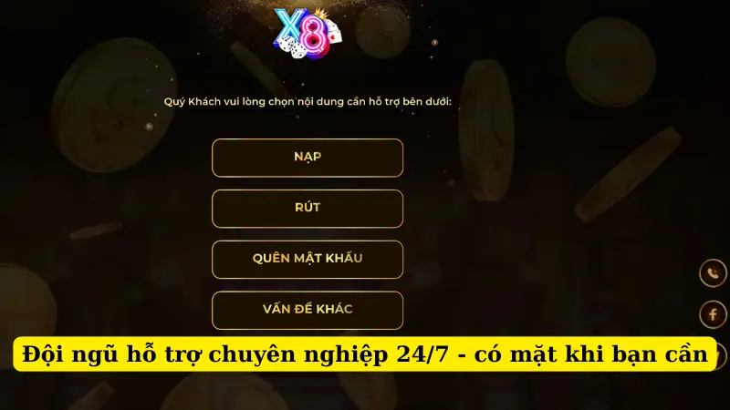 Đội ngũ hỗ trợ chuyên nghiệp 24/7 - có mặt khi bạn cần