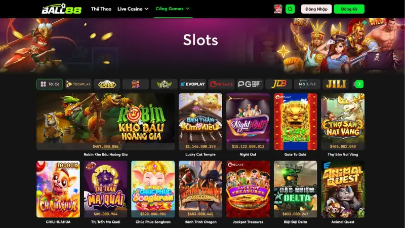 Ball88 được xây dựng từ sự hợp nhất của Tin88 và Hong88