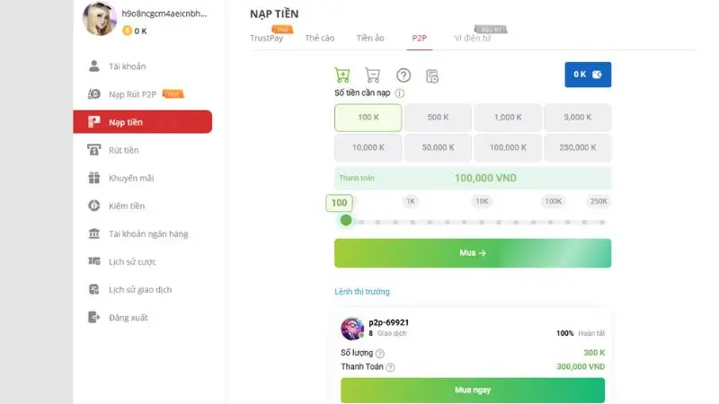 Bayclub không thu phí đối với giao dịch hợp lệ